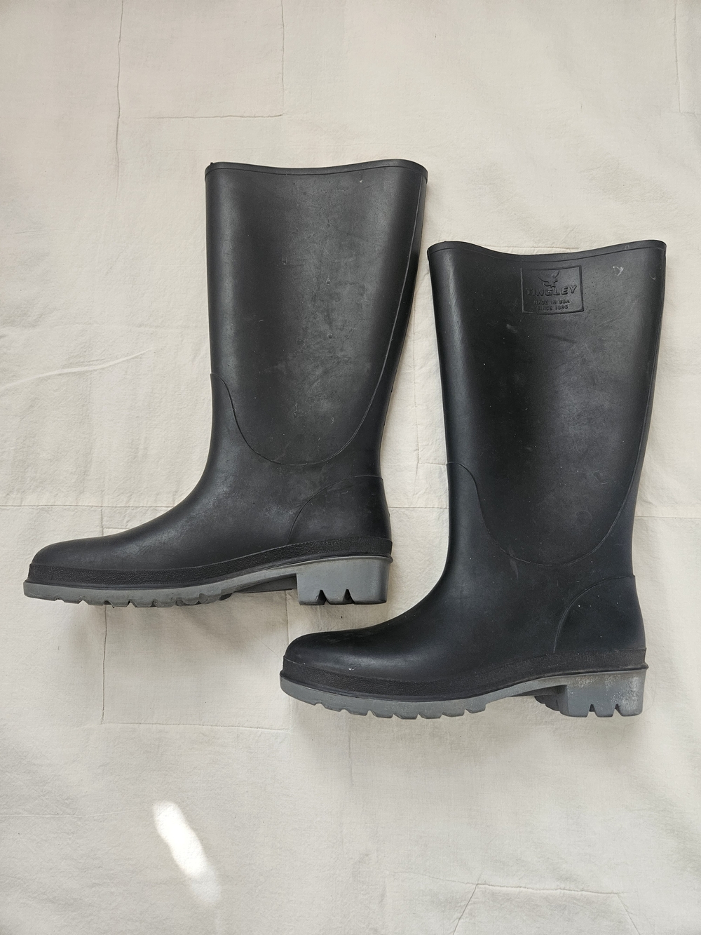 Tingley Size 7 Women’s Black Rain Boots – Classic Waterproof Style